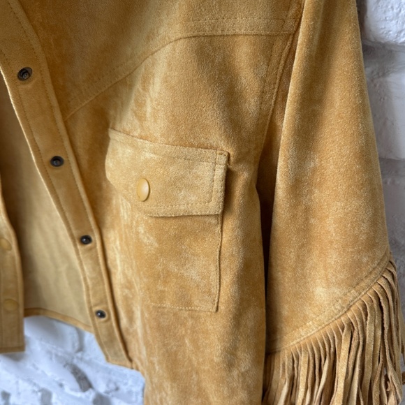 Free People Blank NYC Jacket XS Twist & Shout Shacket EUC - Picture 6 of 7